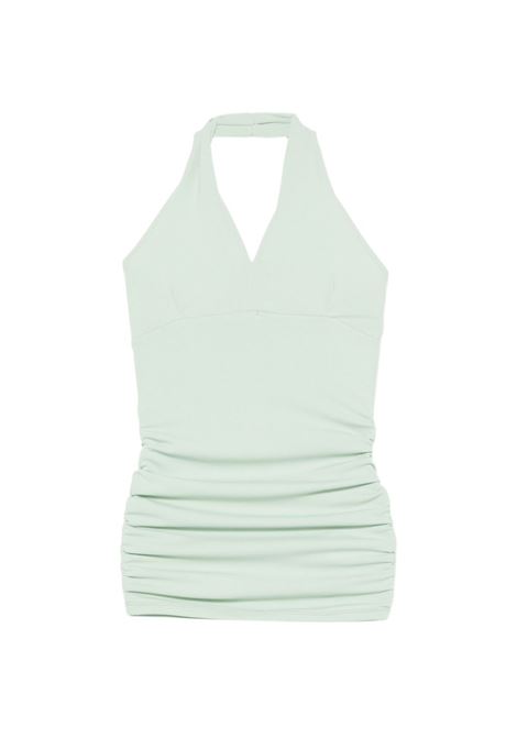 Abito con scollo a V Lù-Lù BY MISS GRANT | LL4184MENTA